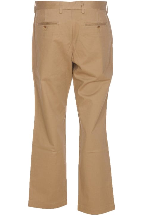 Saint Laurent Pants for Men Saint Laurent Button Detailed Straight Leg Pants