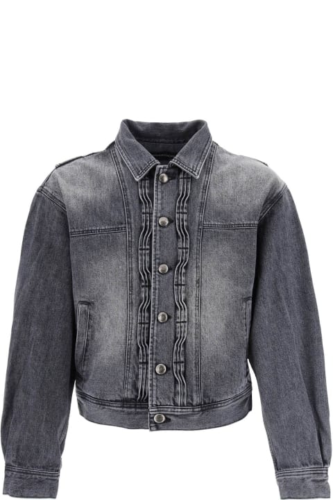 Andersson Bell Coats & Jackets for Men Andersson Bell Denim Jacket With Wavy Details