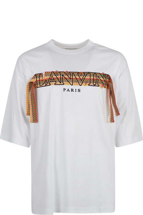Lanvin Men Lanvin Curb Crew-neck T-shirt