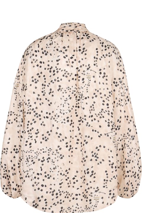 Zimmermann for Women Zimmermann Billow Printed Silk Blouse