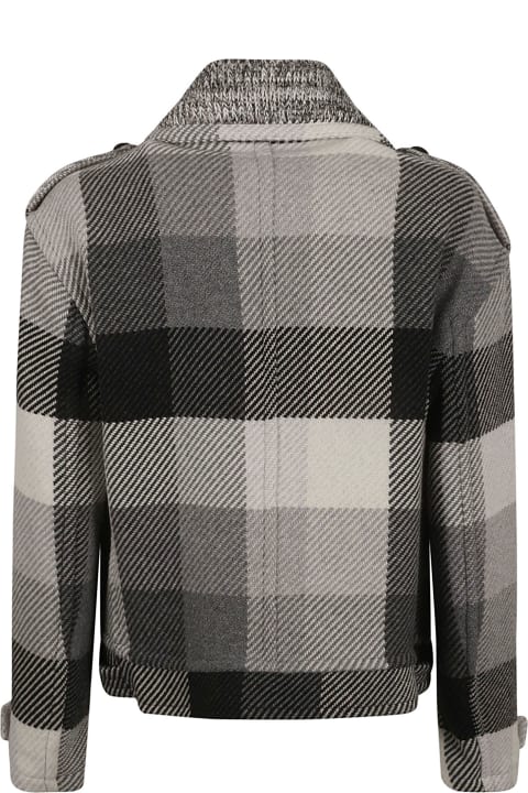 Etro Coats & Jackets for Men Etro Check Pattern Tweed Jacket
