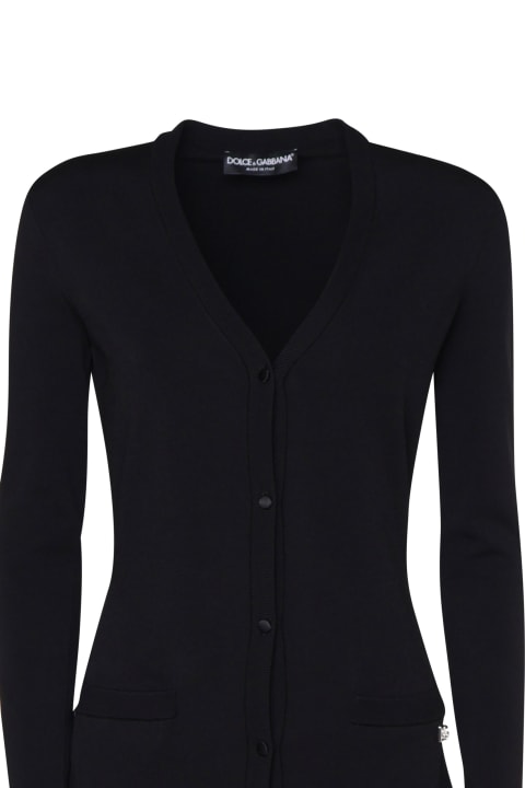 Dolce & Gabbana Sweaters for Women Dolce & Gabbana Long Cardigan In Stretch Viscose Knit