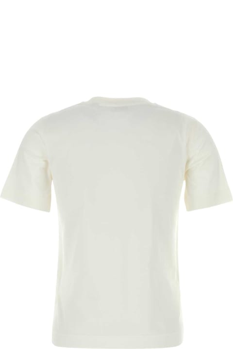 Homeware Burberry White Cotton T-shirt