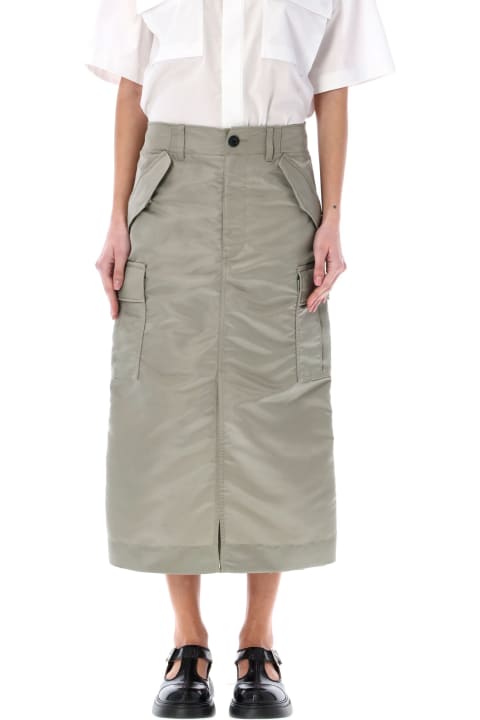 Sacai Skirts for Women Sacai Nylon Twill Skirt