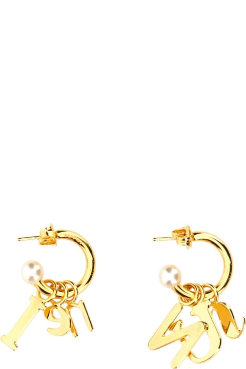 Sunnei Earrings for Women Sunnei Lettering Logo Dangle Earrings