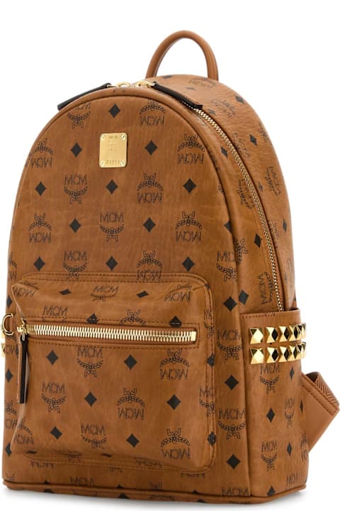 MCM Bags for Women MCM Printed Canvas Small Stark Backpack