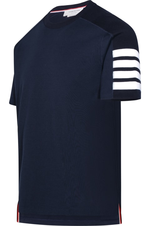 Thom Browne for Men Thom Browne Navy Cotton T-shirt