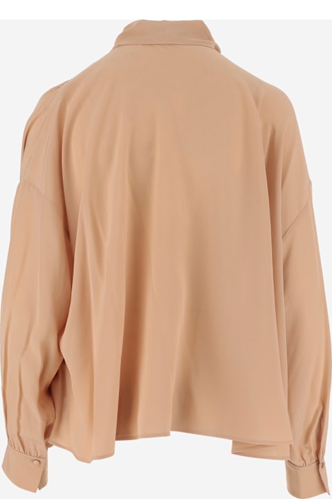 Chloé Topwear for Women Chloé Silk Georgette Boxy Blouse