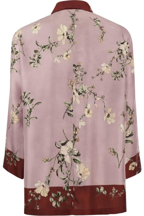 'S Max Mara Clothing for Women 'S Max Mara Floral Printed Long-sleeved Shirt