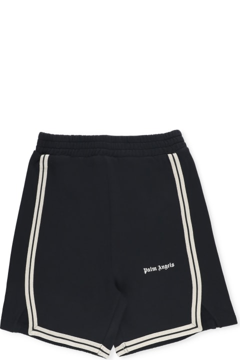 Bottoms for Boys Palm Angels Bermuda With Logo