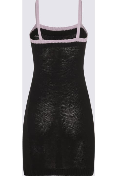 ウィメンズ (di)visionのウェア (di)vision Black Linen And Cotton Mini Dress