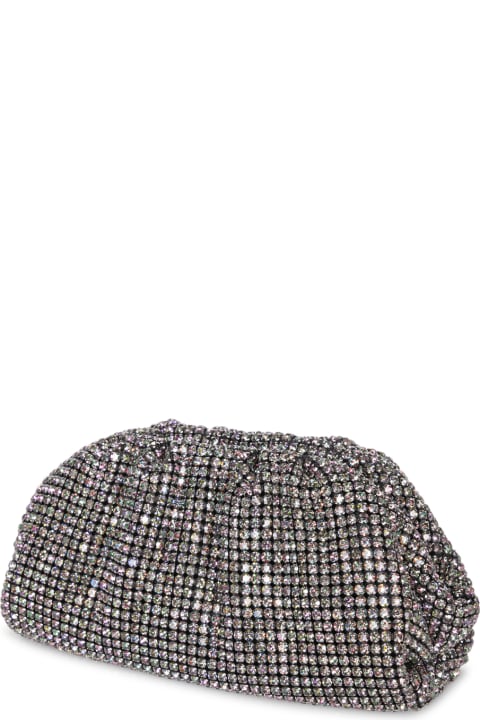 self-portrait for Women self-portrait Silver Rhinestone Clutch Bag