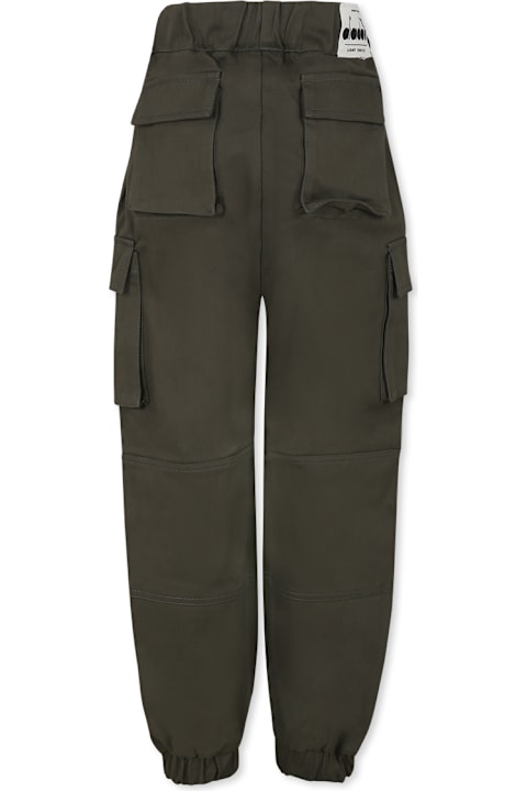 Homeware Diadora Green Trousers For Boy With Logo