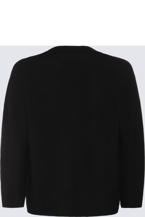 Lardini Sweaters for Men Lardini Black Wool Knitwear