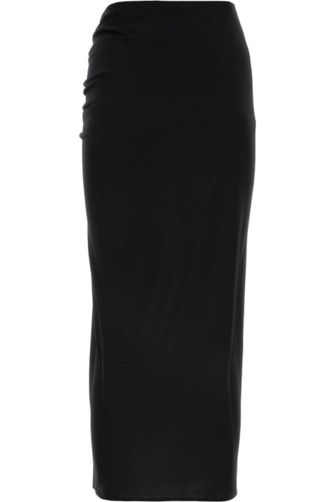 ウィメンズ The Andamaneのスカート The Andamane Black Stretch Jersey Paige Skirt