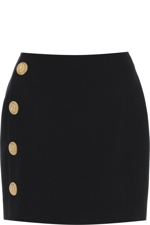 Balmain Clothing for Women Balmain Mini Button Skirt