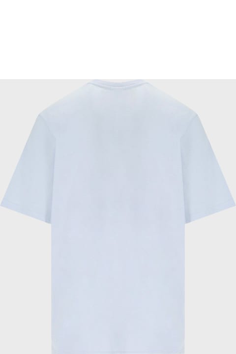 Daily Paper Topwear for Men Daily Paper Blue Cotton T-shirt