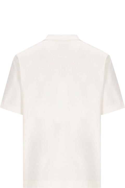 Fendi Topwear for Men Fendi Logo Detailed Crewneck T-shirt