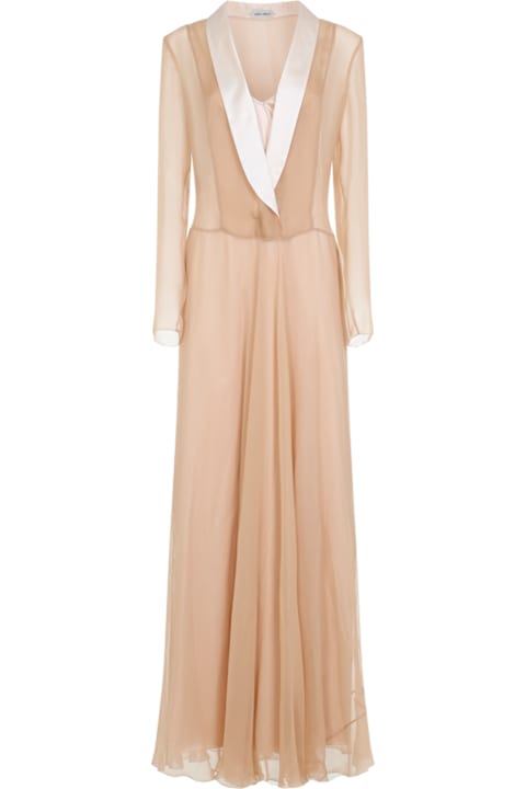 أدوات منزلية Alberta Ferretti Chiffon Long Dress