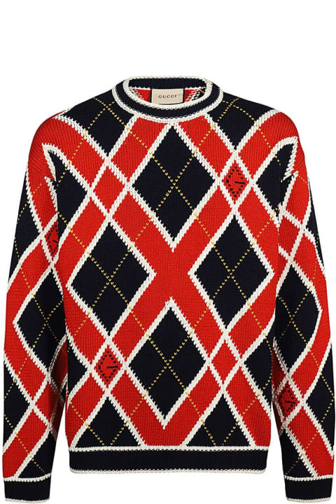 Sweater Season for Men Gucci Cotton Crew-neck Sweater