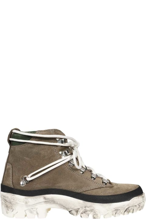 Reese Cooper Men Reese Cooper Leather Lace-up Boots
