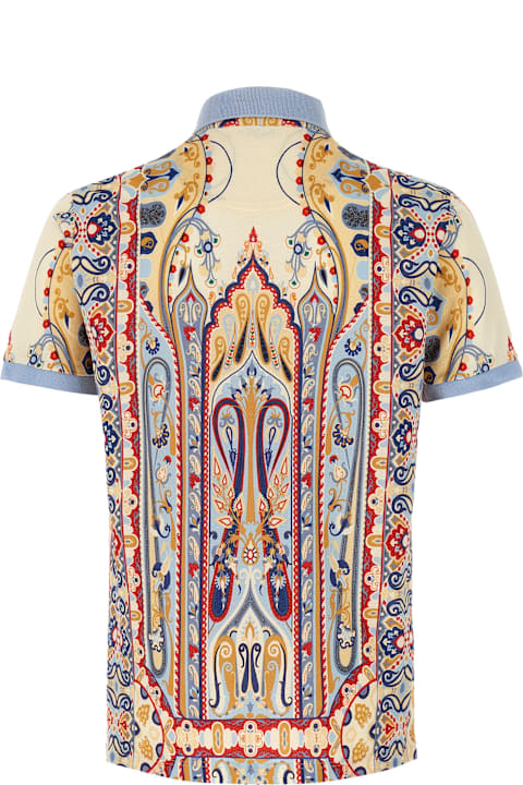 Etro Topwear for Men Etro Floral Paisley Polo Shirt