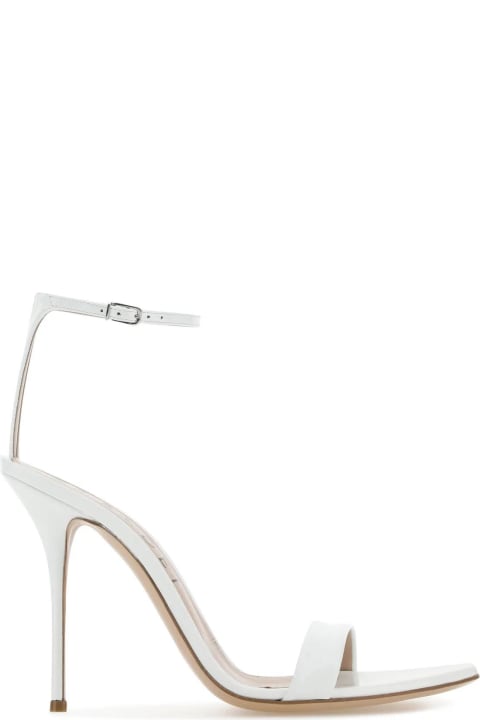 White Leather Scarlet Tiffany Sandals