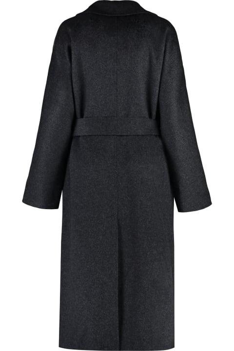 Parosh Coats & Jackets for Women Parosh Wool Long Coat