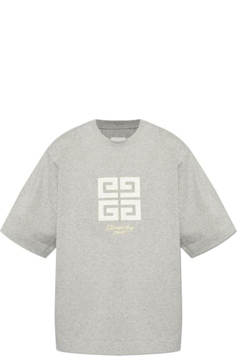 メンズ Givenchyのトップス Givenchy 4g Embroidered Crewneck T-shirt