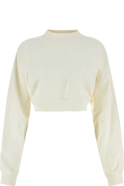 Off-White for Women Off-White Ivory Cotton Oversize Sweatshirt