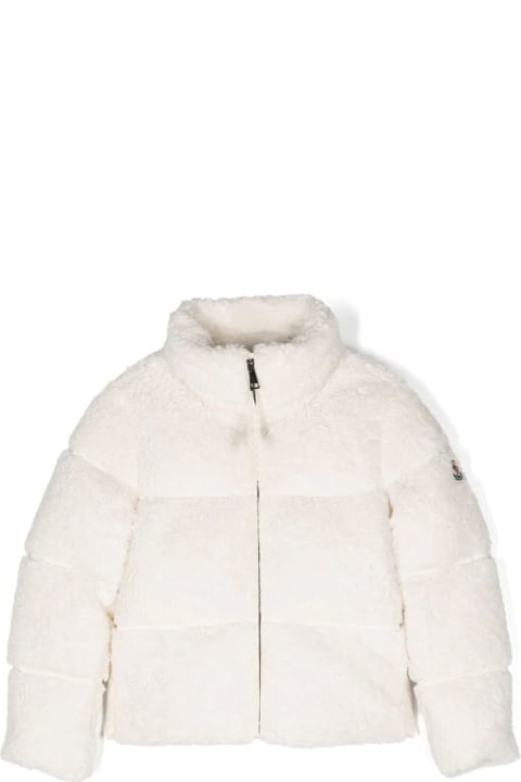 Moncler Coats & Jackets for Girls Moncler Moncler New Maya Coats White
