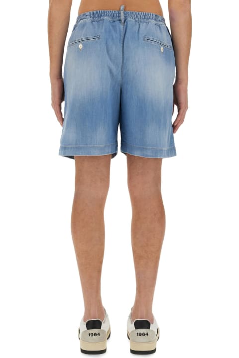 Pants for Men Dsquared2 Denim Bermuda Shorts