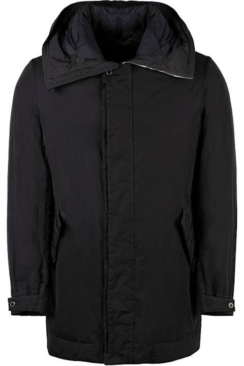 Homeware Moorer Alibrando Hooded Nylon Jacket