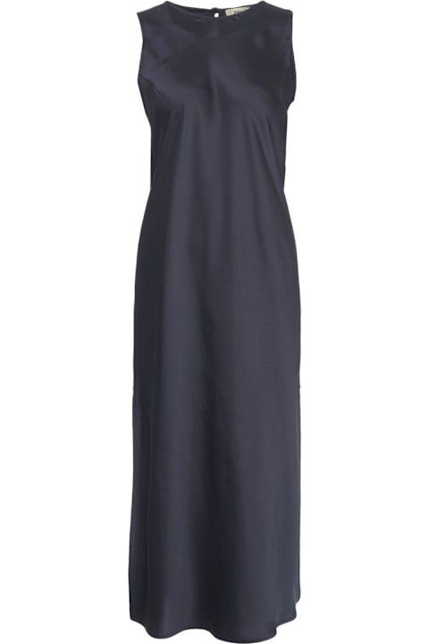 Herno Dresses for Women Herno Satin Sleeveless Midi Dress
