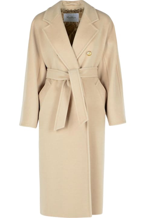 Homeware Max Mara 
ticino
 Beige Virgin Wool Blend Coat
