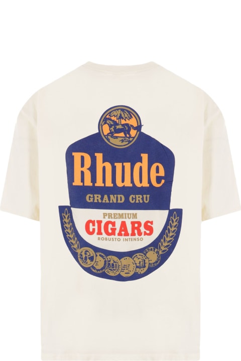 Rhude Topwear for Men Rhude Rhude T-shirts And Polos White
