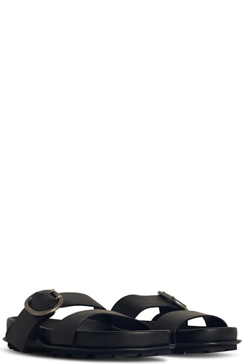 Jil Sander Other Shoes for Men Jil Sander Black Leather Slippers