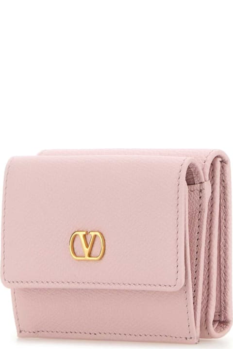 Valentino Garavani Pink Leather Wallet