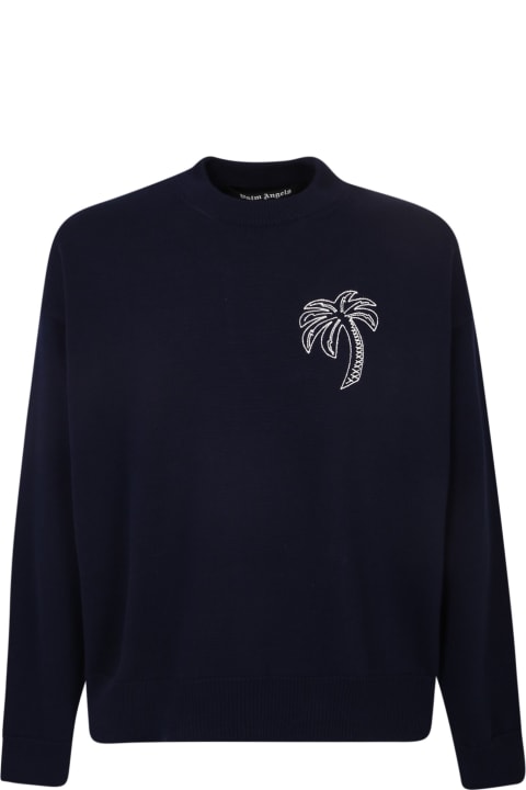 Palm Angels for Men Palm Angels Embroidered Palm Sweater