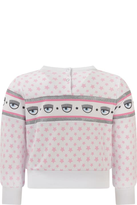 Topwear for Baby Girls Chiara Ferragni Logomanica Sweatshirt