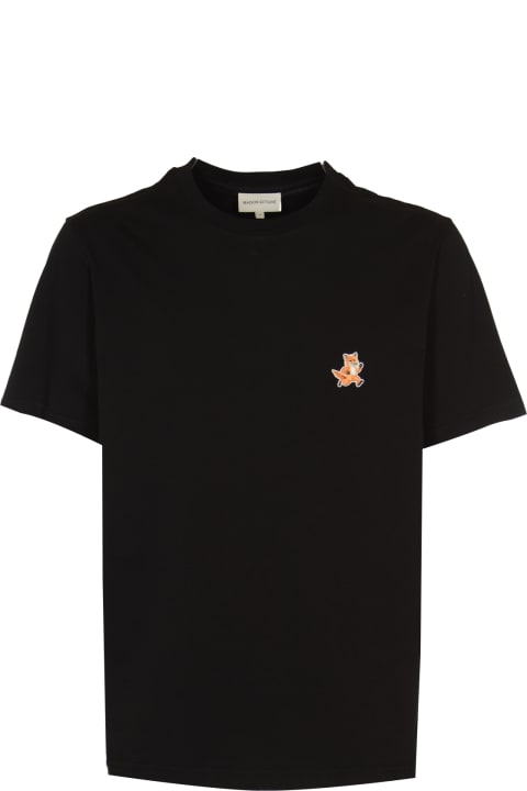 メンズ新着アイテム Maison Kitsuné Logo Round Neck T-shirt