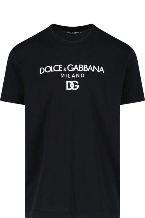 メンズ新着アイテム Dolce & Gabbana 'dg' Embroidery T-shirt