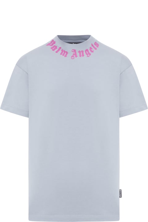 Palm Angels for Men Palm Angels Neck Logo Tee