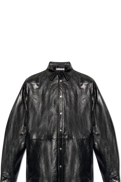 Coats & Jackets for Men Acne Studios Leather Jacket