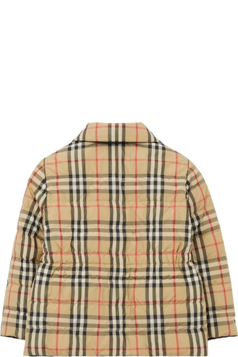 Coats & Jackets for Boys Burberry Burberry Giacca Reversibile Oaklee In Nylon Bambina