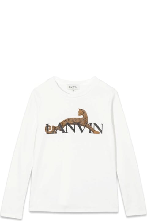 Lanvin for Kids Lanvin Logo Long Sleeve T-shirt