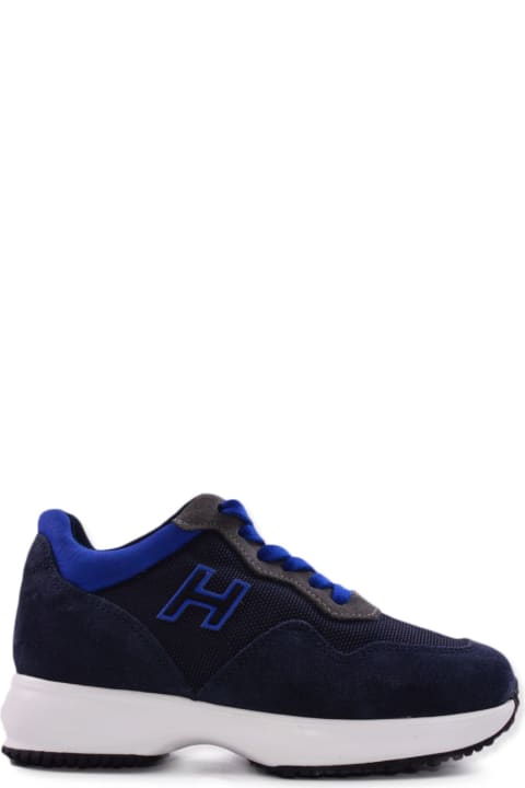 Shoes for Boys Hogan Hogan Interactive Shoe In Suede Leather