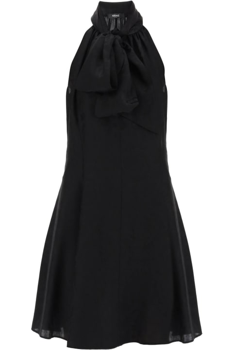 Versace for Women Versace 'barocco' Dress In Black Silk Blend