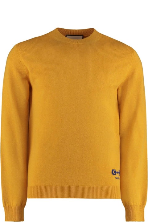 Sweaters for Men Gucci Horsebit Knitted Crewneck Jumper