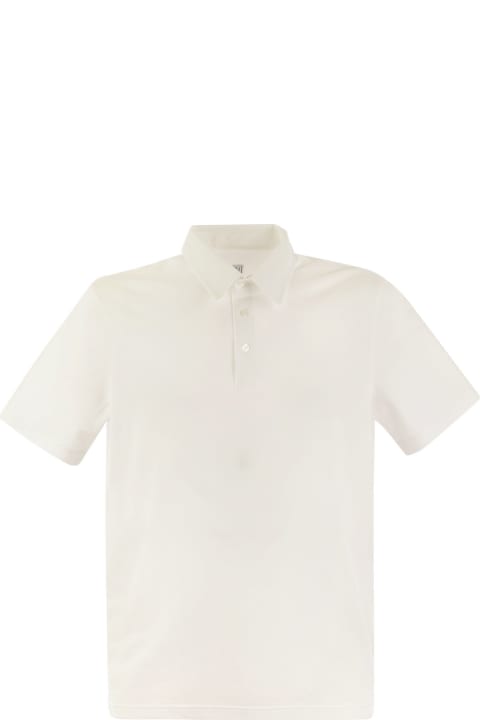 Fedeli Topwear for Men Fedeli Short-sleeved Cotton Polo Shirt